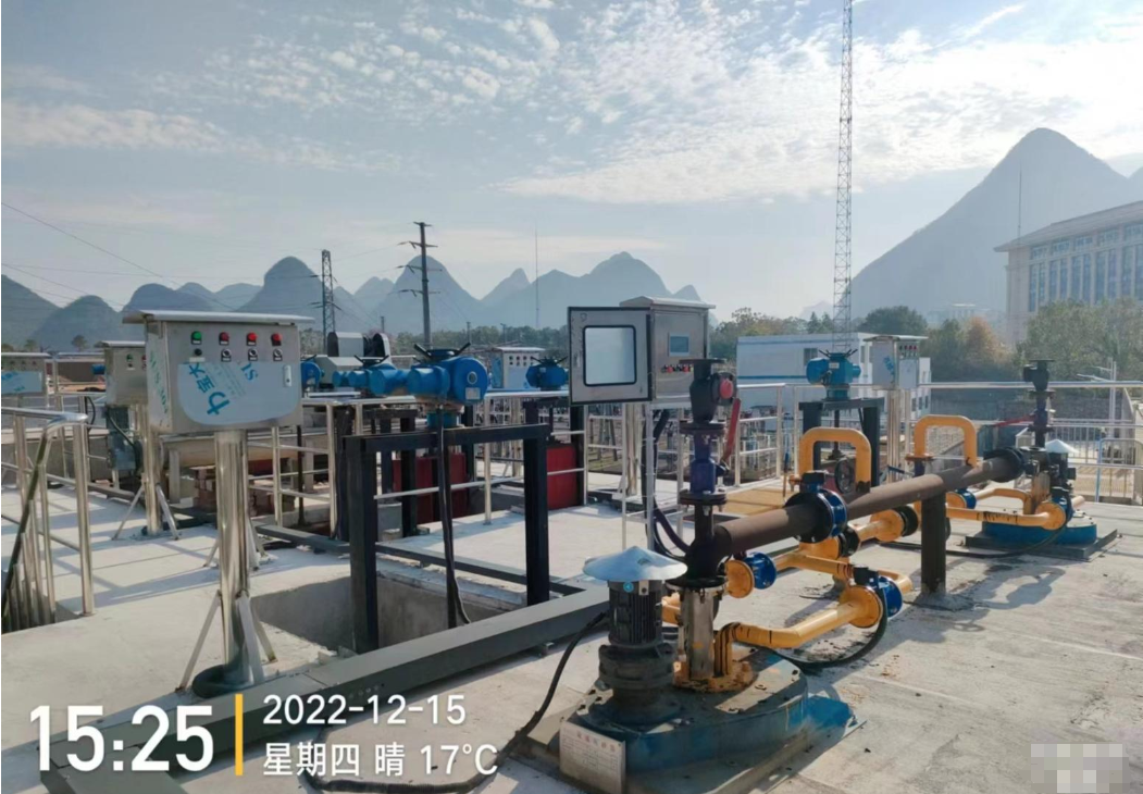 地衛(wèi)環(huán)?！`山縣第三污水處理廠